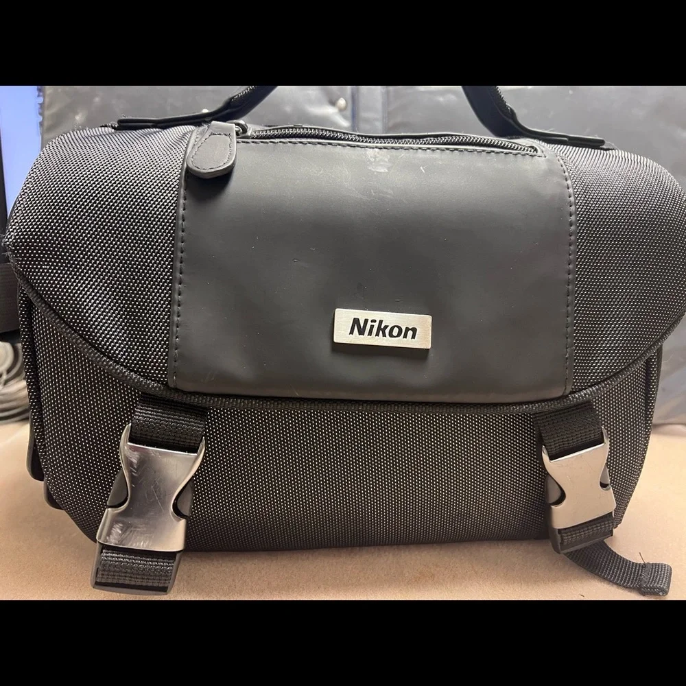 Nikon D3100 DSLR Camera set With Case, 18-55mm lens and 70-300mm Lens